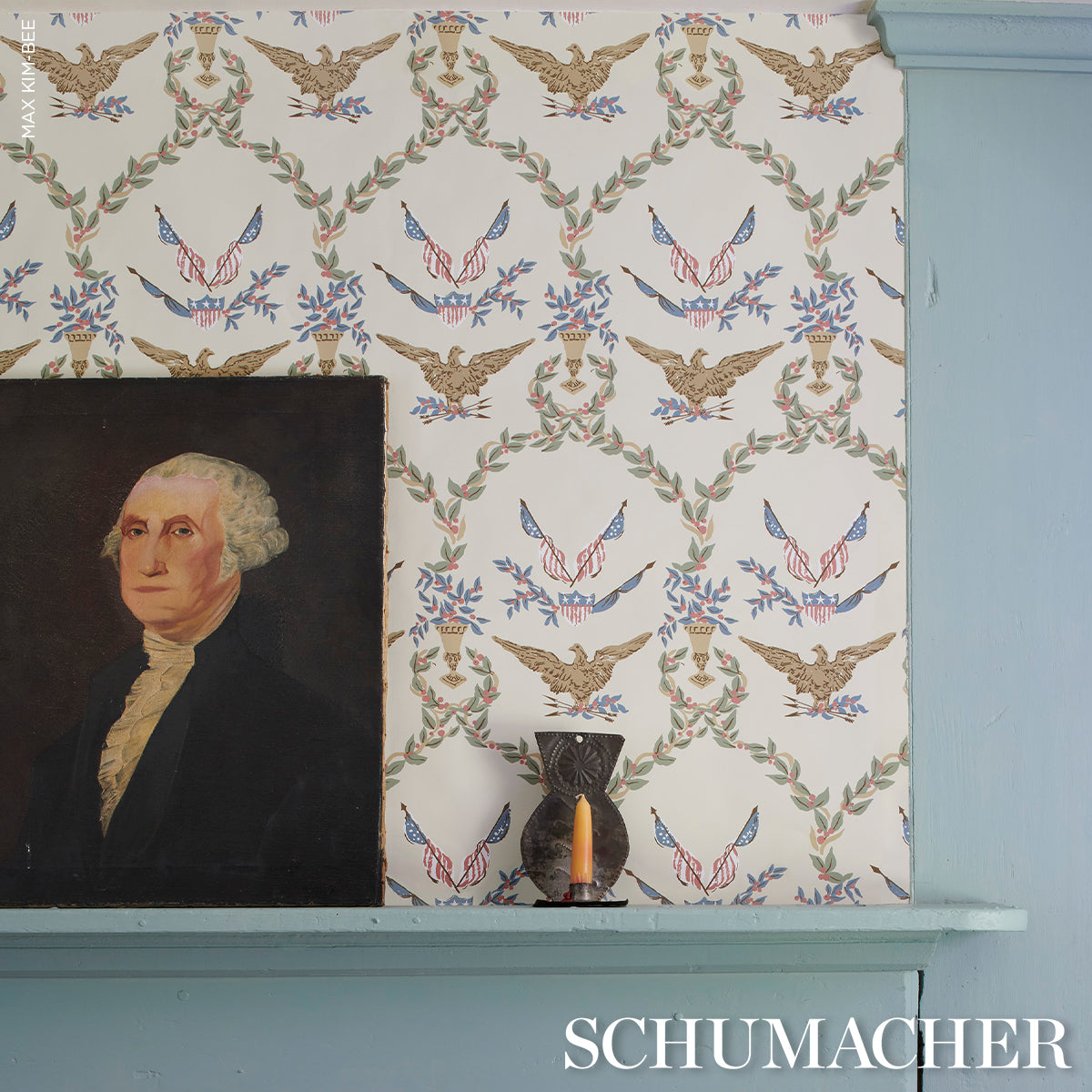 Purchase 5018440 | Liberty'S Laurels, Neutral - Schumacher Wallpaper