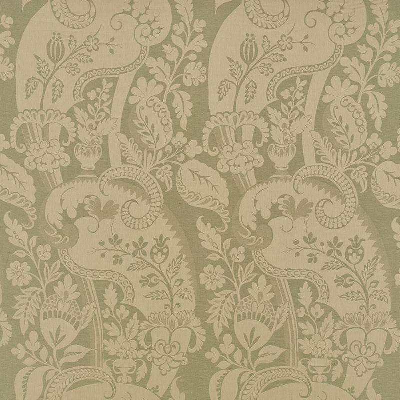 Acquire 51902 Tela Damasco Aqua by Schumacher Fabric