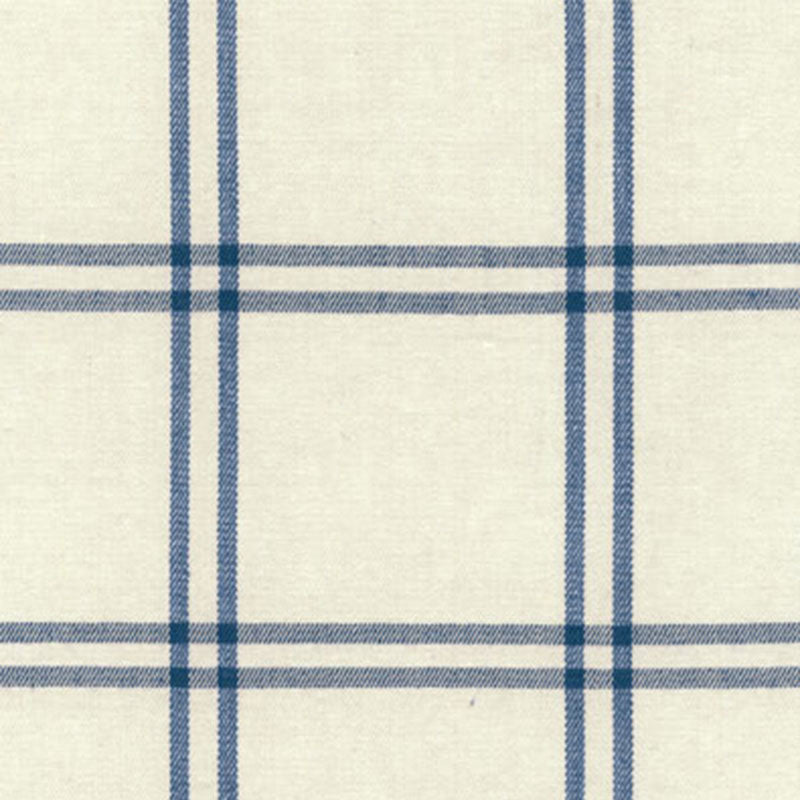 Looking 55715 Luberon Plaid Indigo by Schumacher Fabric