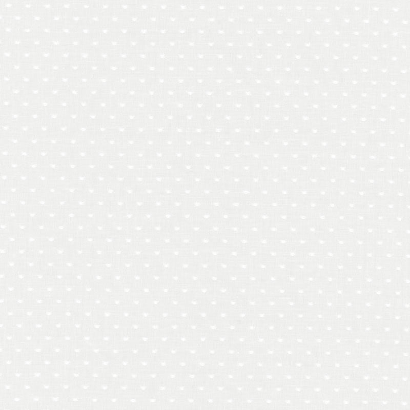 Select 55990 Rosabel Dot Sheer White by Schumacher Fabric