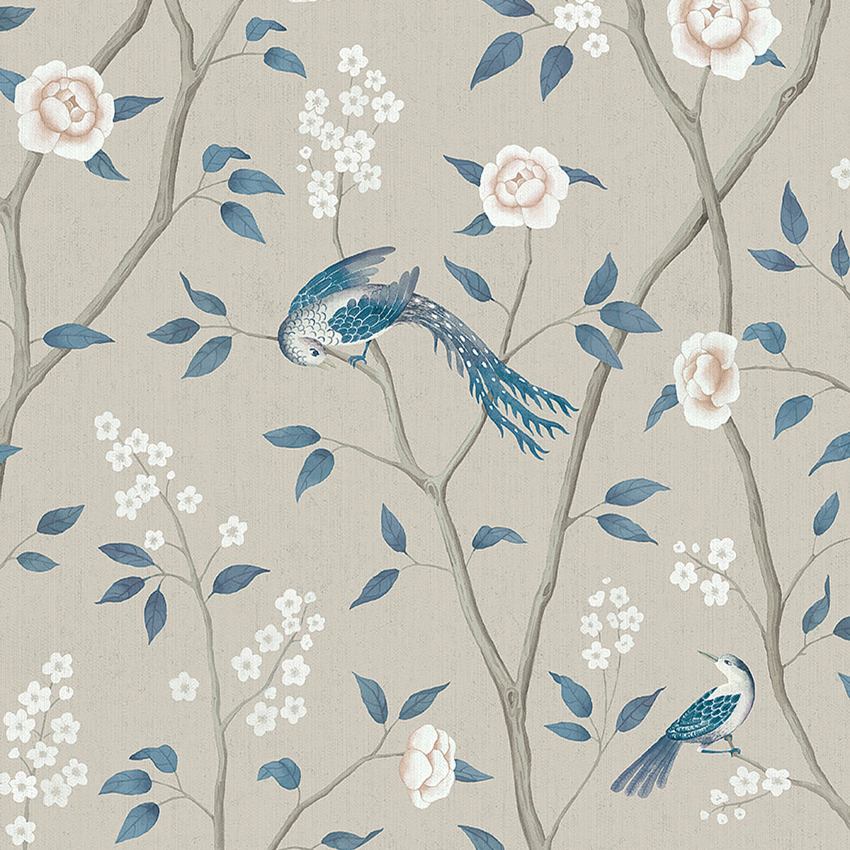 Purchase 6143 | Paradise Birds, Turquoise Shimmer - Borastapeter Wallpaper