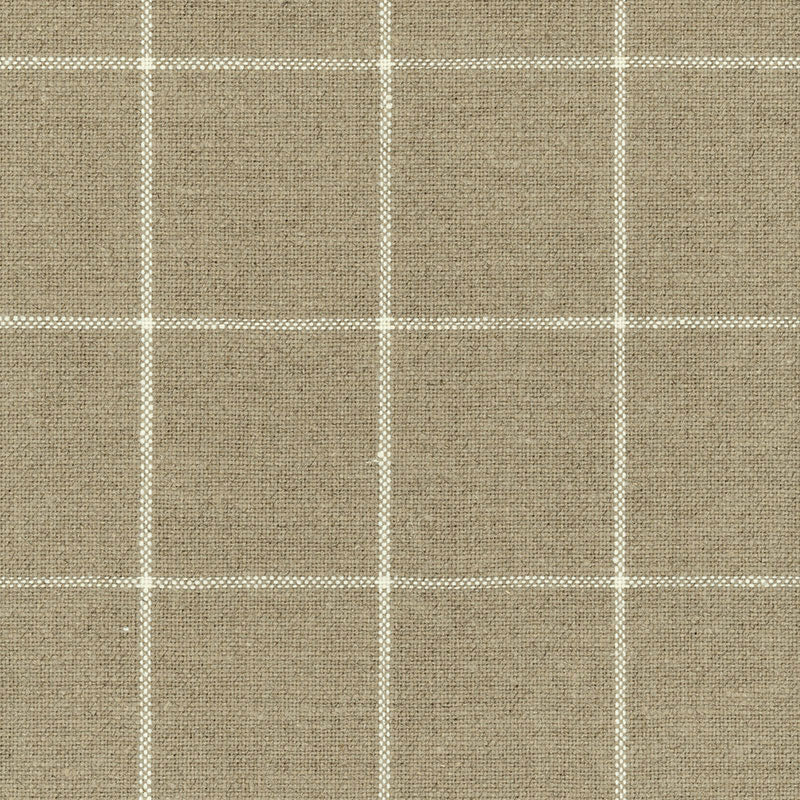 Shop 62110 Glenariff Linen Check Natural by Schumacher Fabric