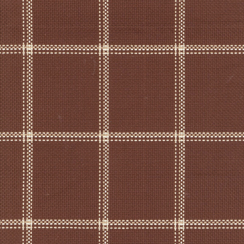Save 62413 Woodland Plaid Bark by Schumacher Fabric
