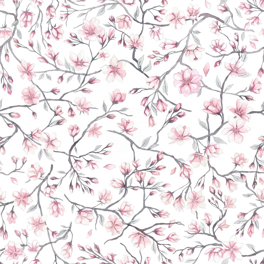Sandberg Wallpaper pattern name & color Sakura Sky Pink from the collection Sandberg Edition.
