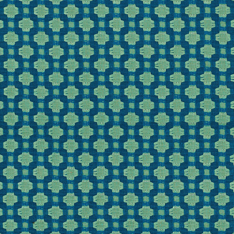 View 62613 Betwixt Peacock/Seaglass by Schumacher Fabric