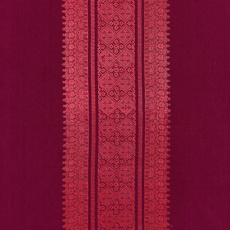 Acquire 62663 Saree Stripe Mulberry by Schumacher Fabric