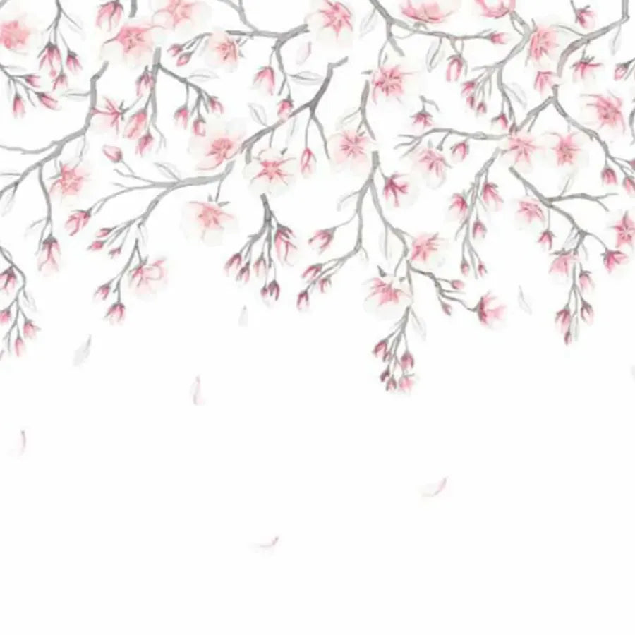 Sandberg Wallpaper SKU 627-03 pattern name & color Sakura Mural Pink from the collection Sandberg Edition.