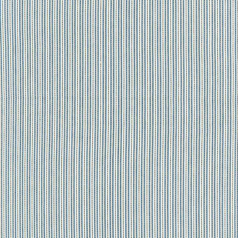 Select 63003 Baker Cotton Stripe Ivory/Chambray/Indigo by Schumacher Fabric