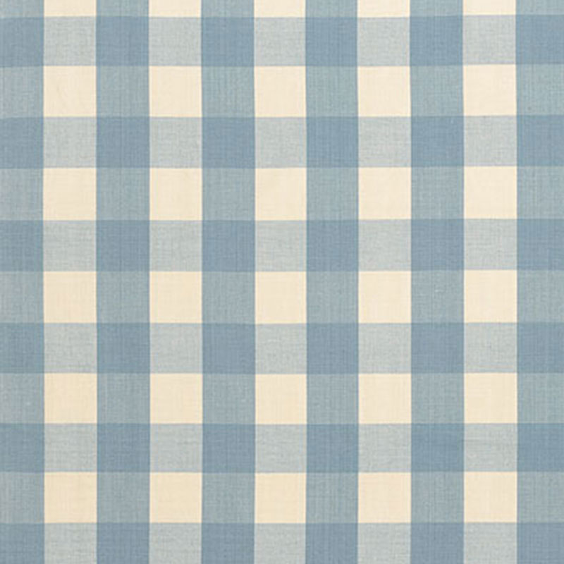 Order 63038 Camden Cotton Check Chambray by Schumacher Fabric