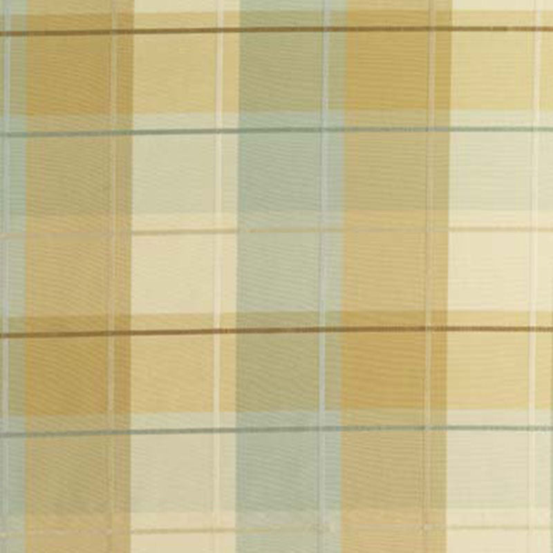View 63361 Coin Silk Plaid Aqua by Schumacher Fabric