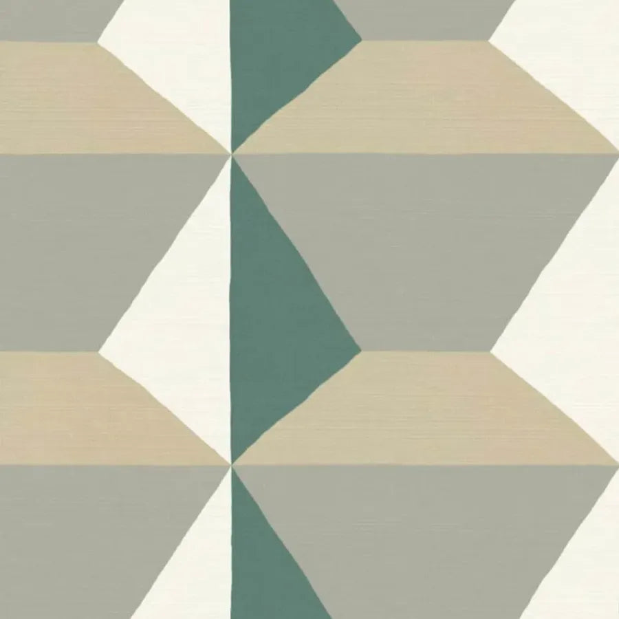 Sandberg Wallpaper Pattern number 638-01 pattern name & color Ilse Green from the collection Sandberg Edition.