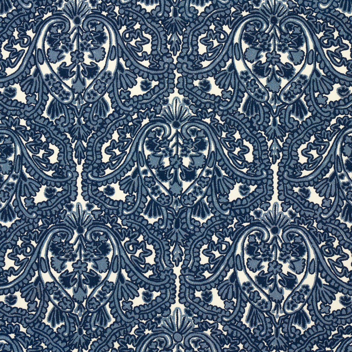 Acquire 64310 Claremont Crewel Embroidery Delft by Schumacher Fabric