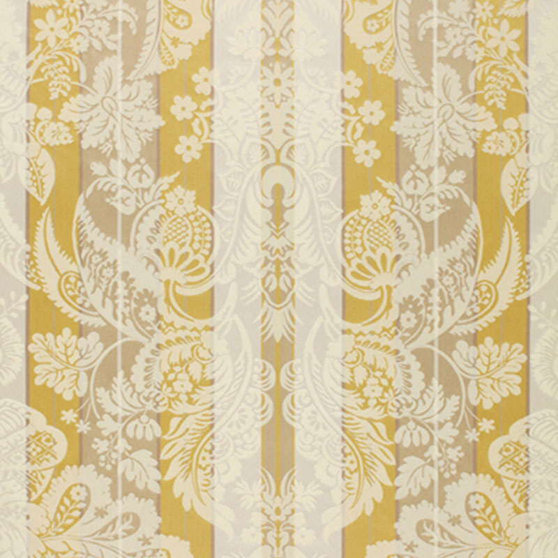 Looking 64393 Savannah Imberline Damask Chardonnay by Schumacher Fabric