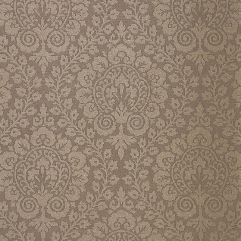 Buy 64692 Amalfi Damask Smoke by Schumacher Fabric