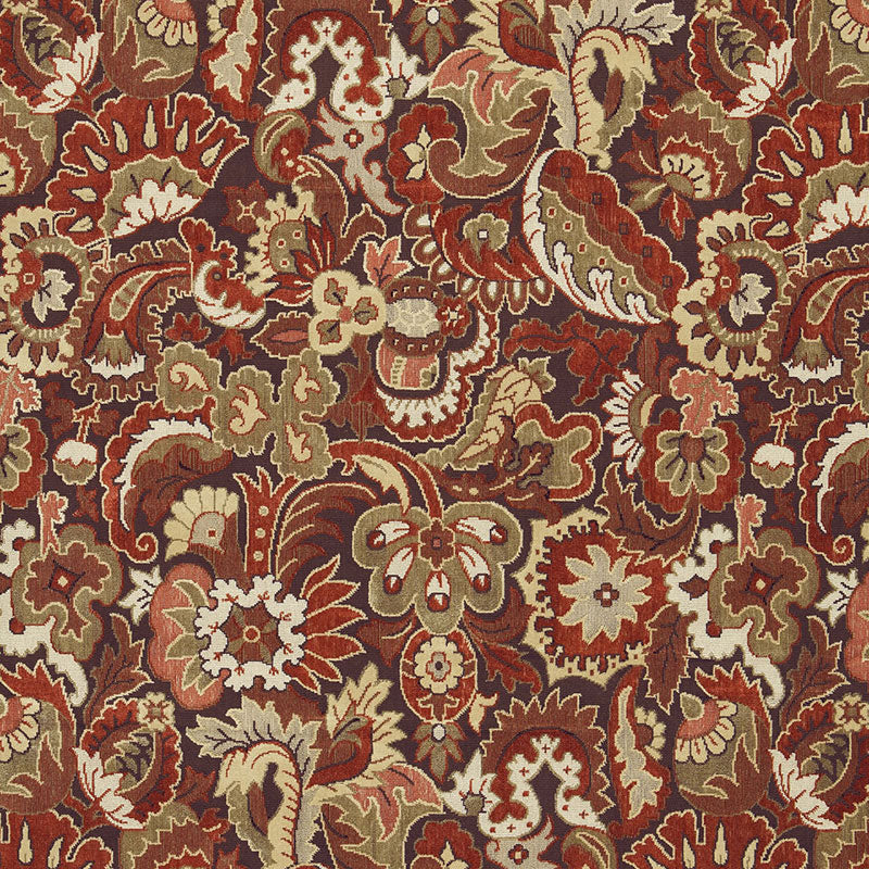 Looking 64831 Velours Oriental Tuscan by Schumacher Fabric