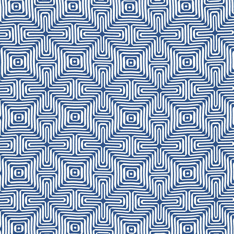 Shop 65320 Amazing Maze Ocean by Schumacher Fabric