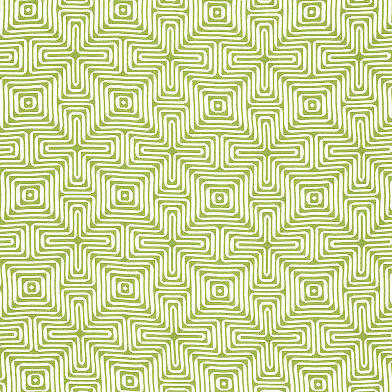 Looking 65321 Amazing Maze Palm by Schumacher Fabric