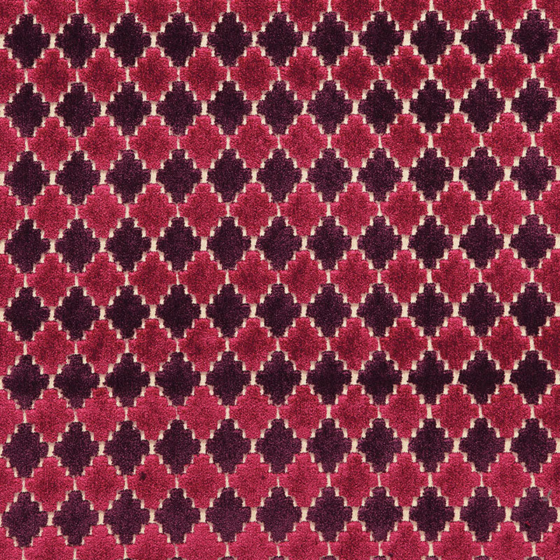 Buy 65640 Marrakesh Velvet Black Cherry by Schumacher Fabric
