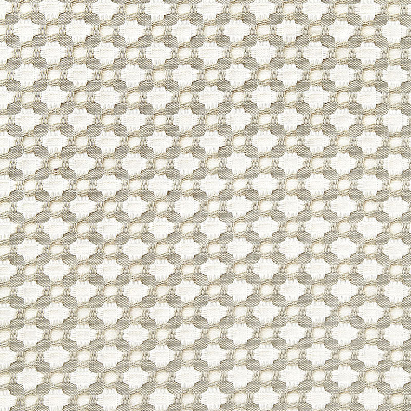 Order 65682 Betwixt Stone/White by Schumacher Fabric