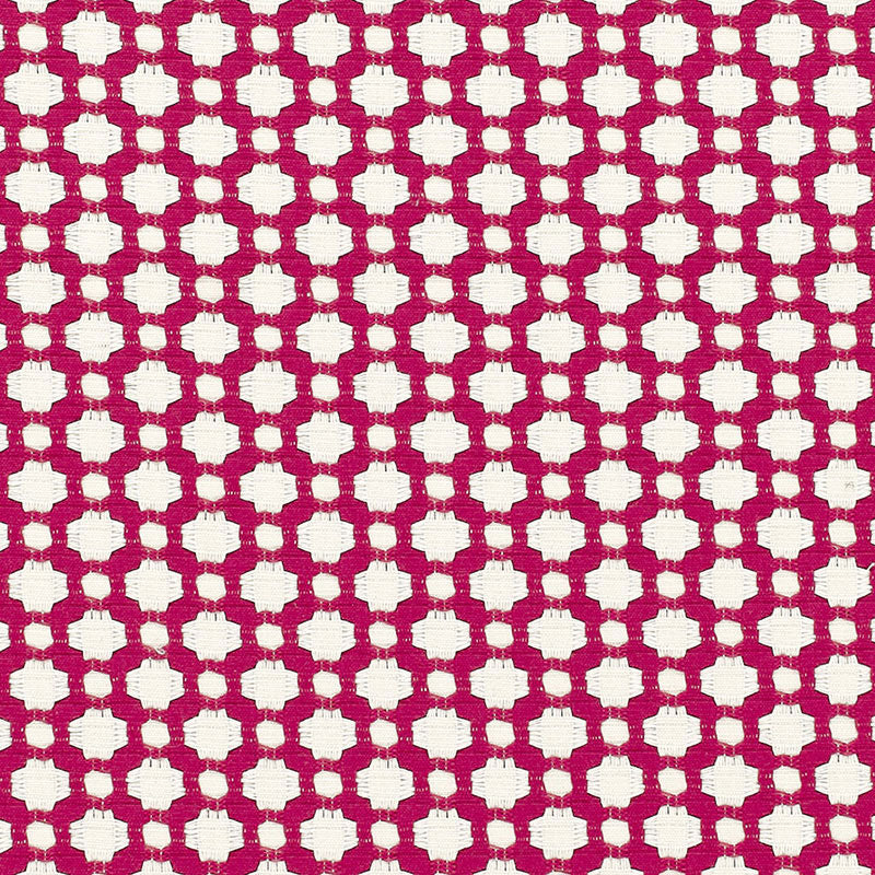 Find 65685 Betwixt Magenta/Natural by Schumacher Fabric