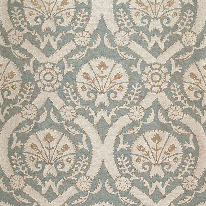 View 65770 Taza Damask Dusk by Schumacher Fabric