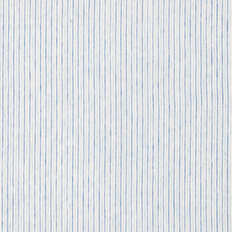 Buy 65993 Mackay Linen Stripe Sky by Schumacher Fabric