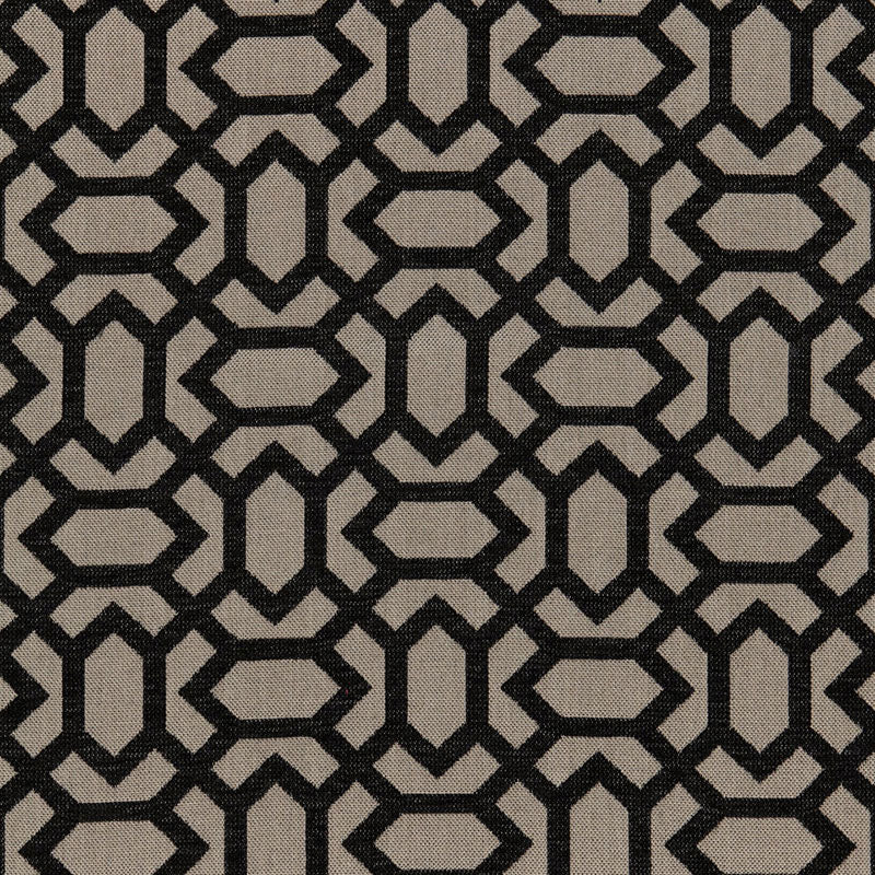 Shop 66062 San Remo Fret Jet by Schumacher Fabric