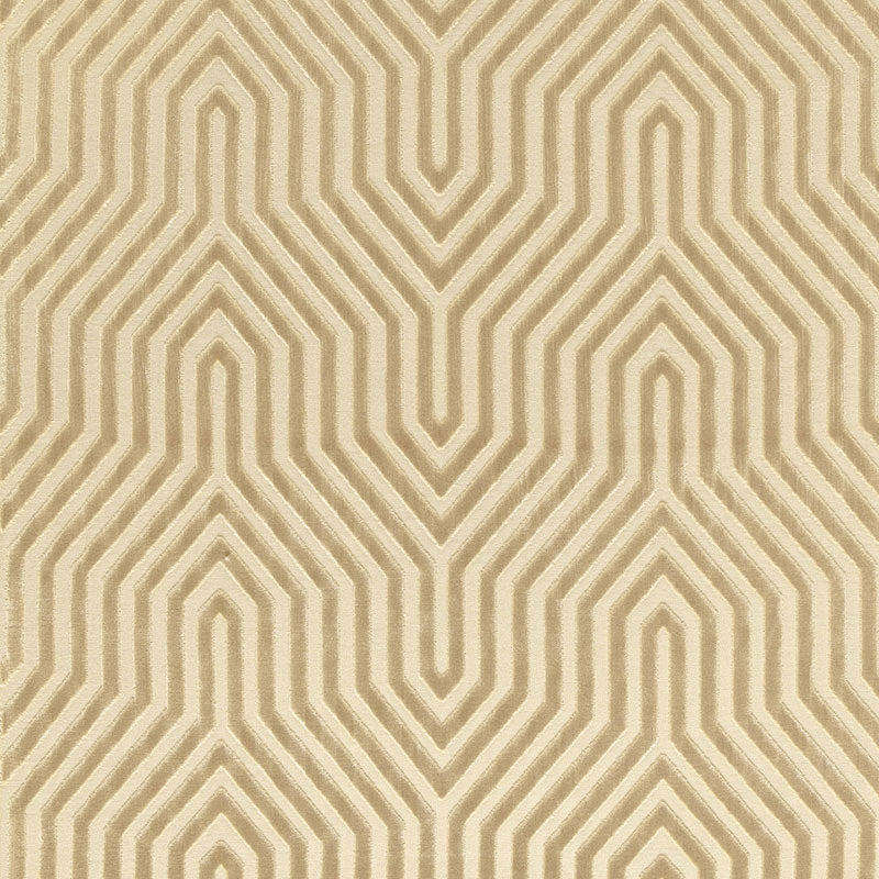 Buy 66191 Vanderbilt Velvet Greige by Schumacher Fabric