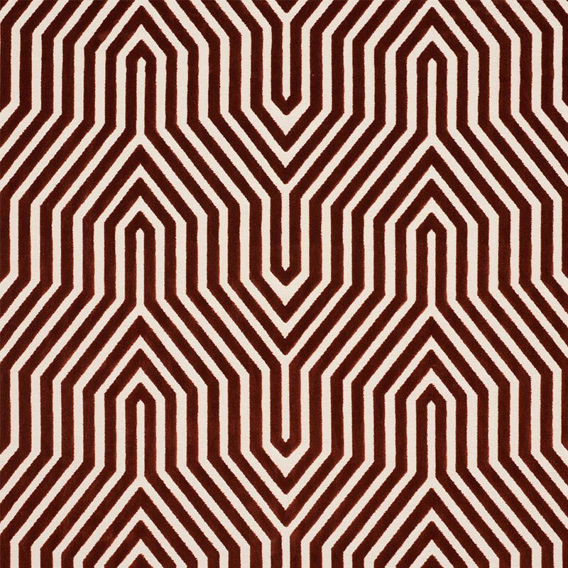Shop 66197 Vanderbilt Velvet Russet by Schumacher Fabric