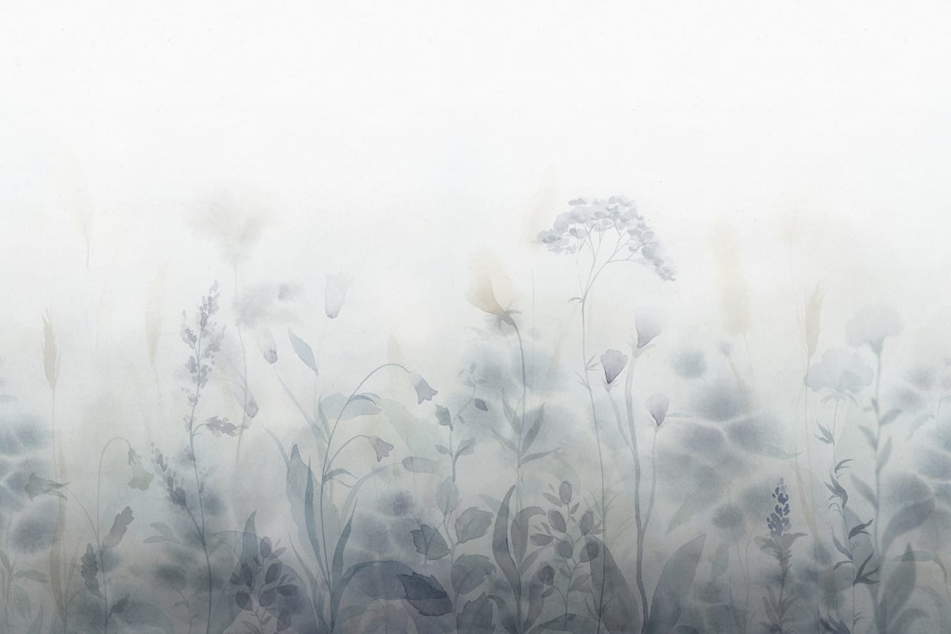 Sandberg Wallpaper pattern name & color Vilda Misty Blue from the collection Kolonin.