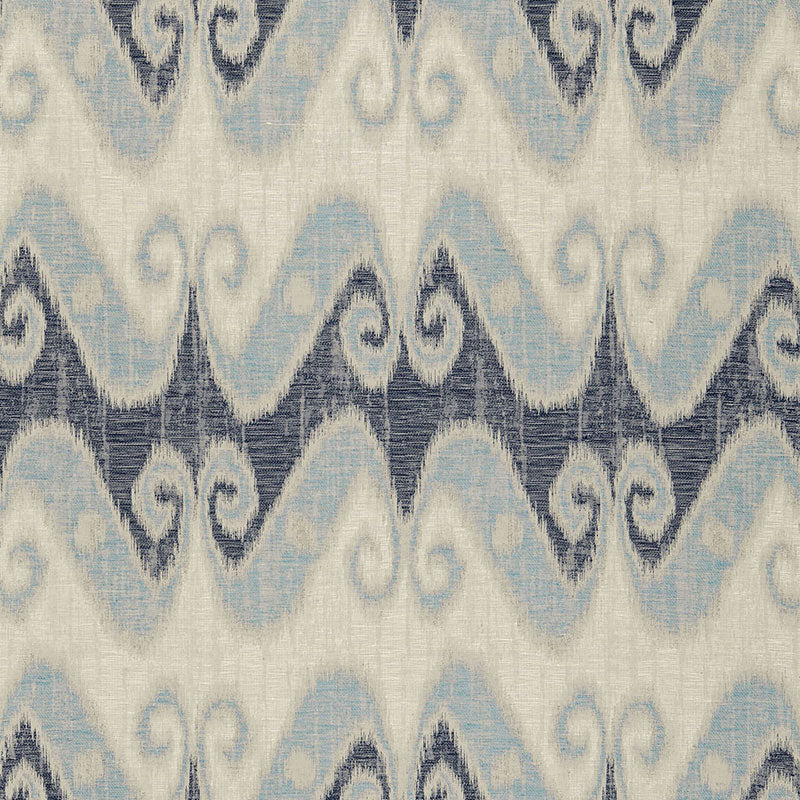 Purchase 66352 Tali Weave Indigo by Schumacher Fabric