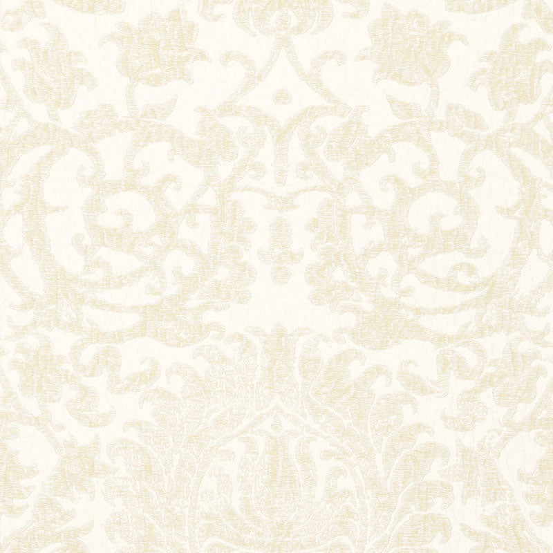Search 66362 Arezzo Linen Damask Champagne by Schumacher Fabric