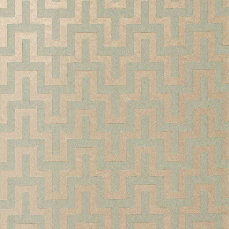 Shop 66551 Maubray Weave Aqua by Schumacher Fabric
