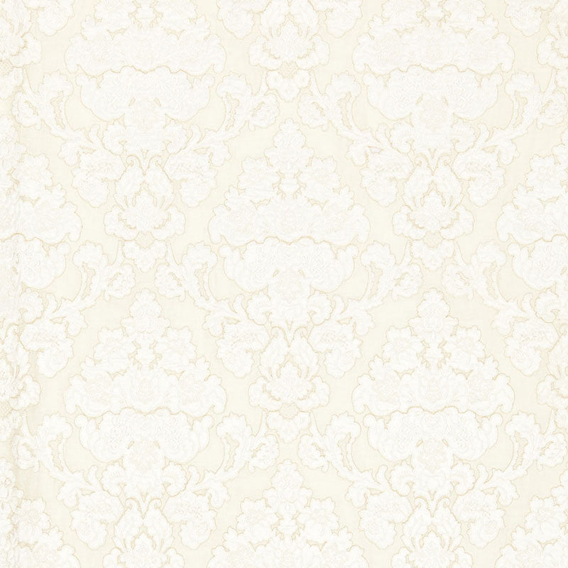 Find 66592 Montalcino Applique Damask Champagne by Schumacher Fabric