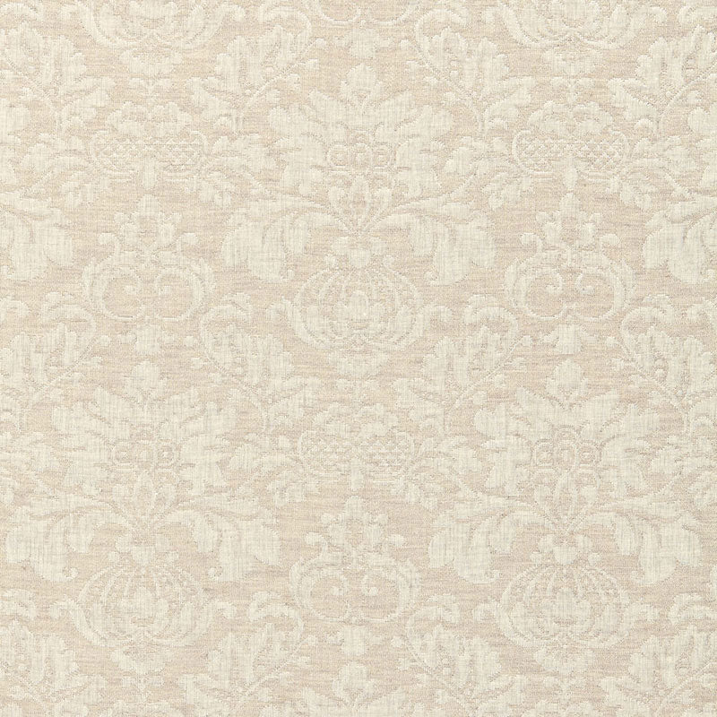 Search 66620 Montisi Linen Damask Flax by Schumacher Fabric