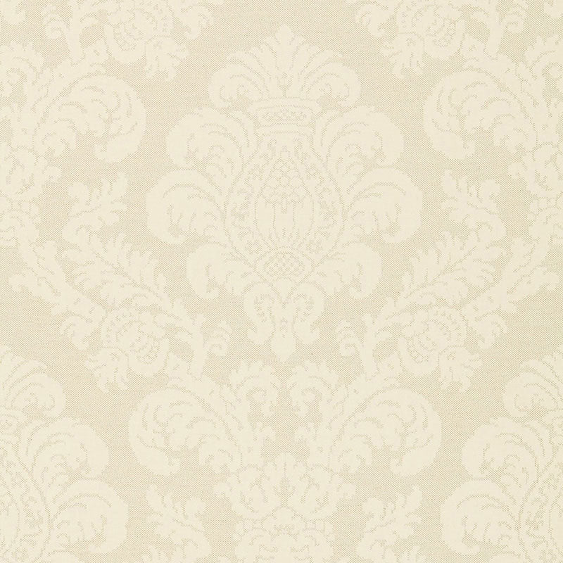 View 66632 Firenze Linen Damask Sesame by Schumacher Fabric
