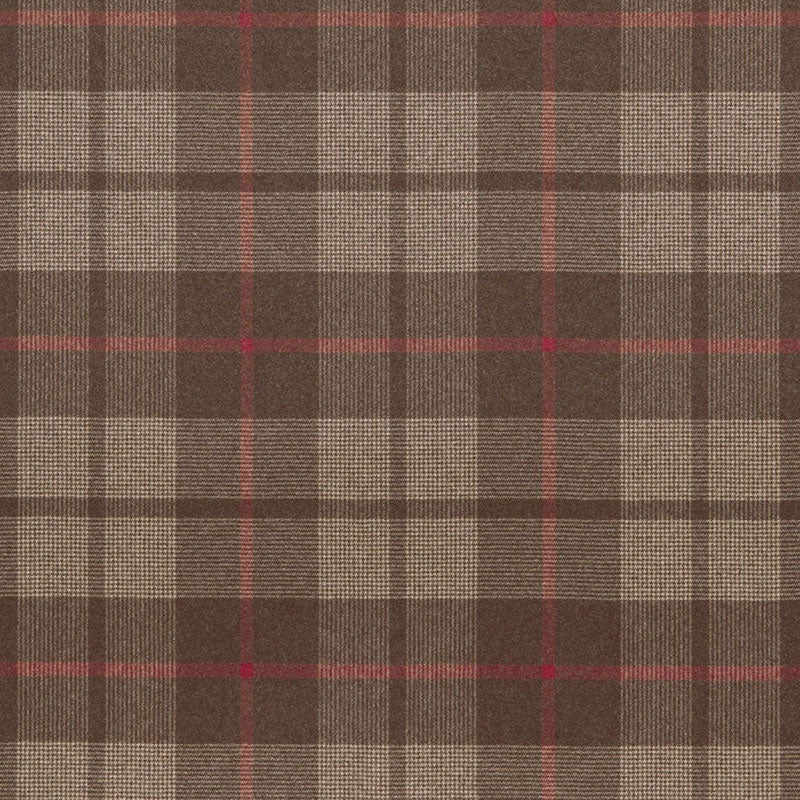 Select 66662 Montana Wood Plaid Java by Schumacher Fabric