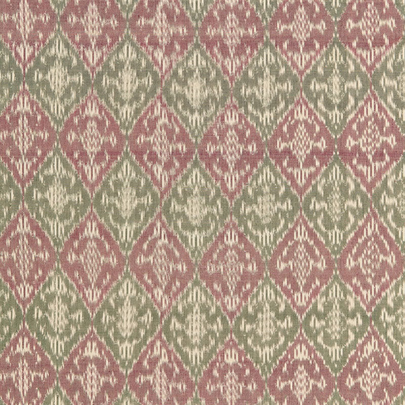 View 66950 Varanasi Cotton Ikat Mulberry by Schumacher Fabric