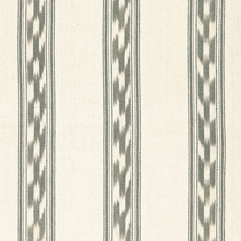 Find 67512 Mojave Ikat Stripe Slate by Schumacher Fabric