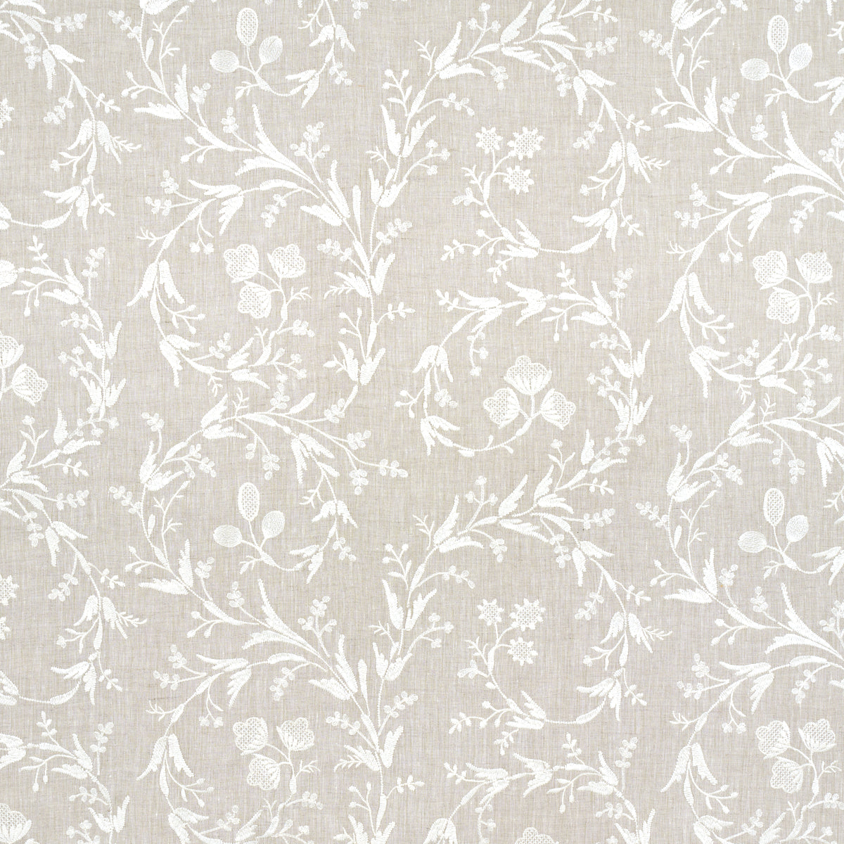 Select 67821 Fiorentina Embroidery Oat by Schumacher Fabric