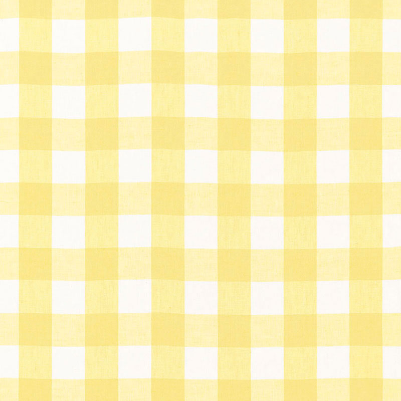 Looking 68013 Key West Check Sunflower by Schumacher Fabric