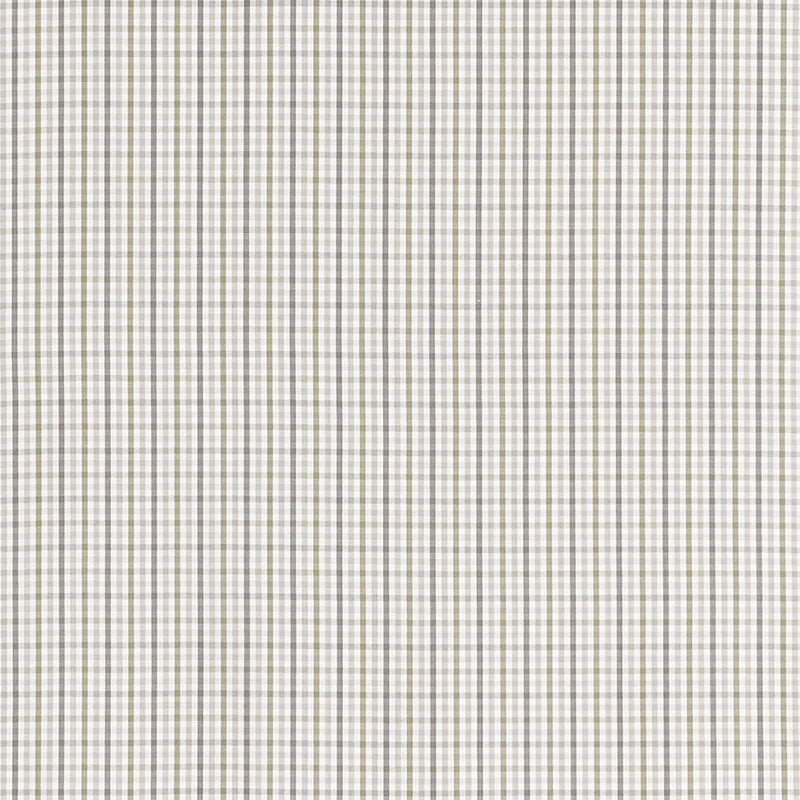 Save 68053 Bahama Check Stone by Schumacher Fabric