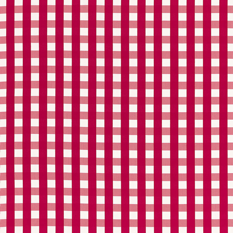 Looking 68062 Bermuda Check Azalea by Schumacher Fabric