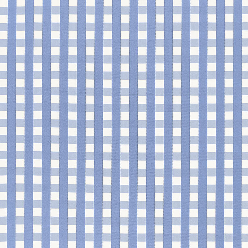 Order 68064 Bermuda Check Cornflower by Schumacher Fabric