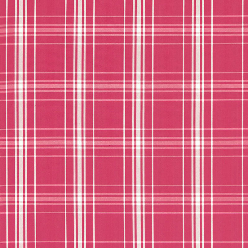 Buy 68092 Belize Plaid Azalea by Schumacher Fabric