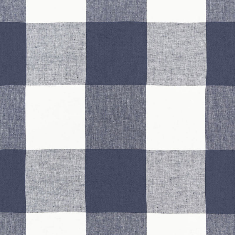 Buy 68370 Key Largo Check Navy by Schumacher Fabric