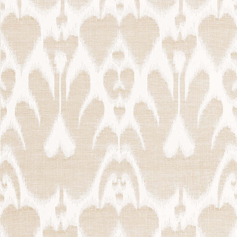 Search 68582 Lela Cotton Ikat Sand by Schumacher Fabric