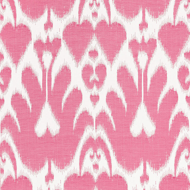 Find 68583 Lela Cotton Ikat Berry by Schumacher Fabric