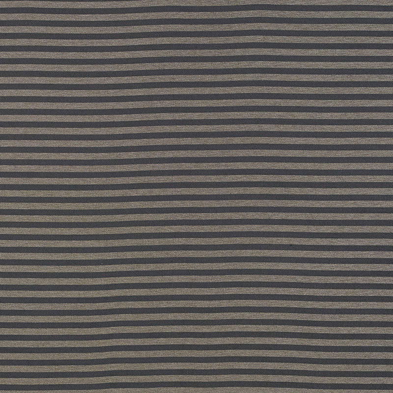 Looking 69240 Geoffrey Metallic Stripe Carbon by Schumacher Fabric