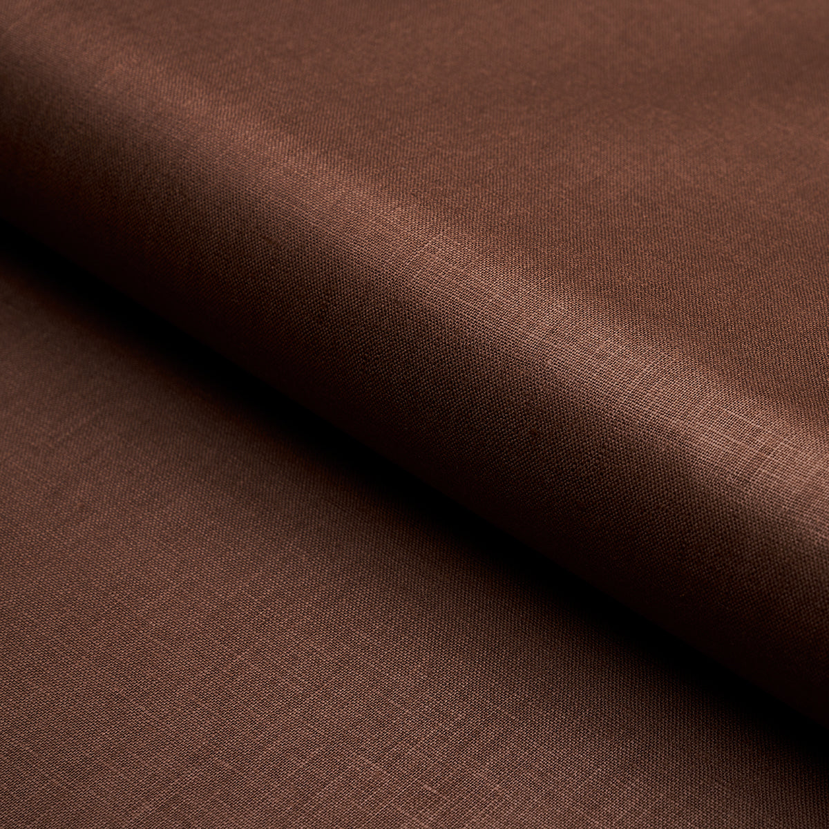 Purchase 69369 Lange Glazed Linen, Brown by Schumacher Fabric